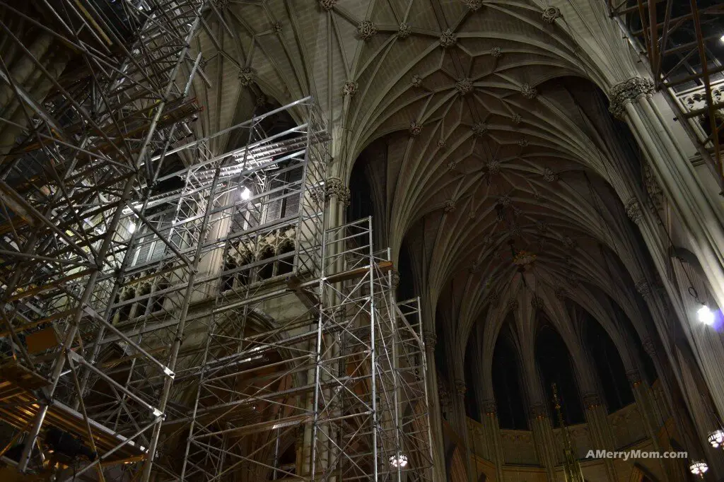 St. Patrick's Cathedral under renovation - December 1, 2013