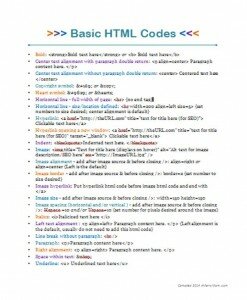 Basic HTML printable PDF - AMerryMom.com