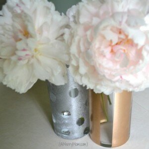 DIY painted vases from amerrymom.com