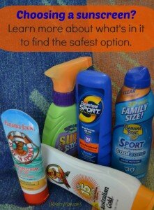 Choosing a sunscreen - learn about harmful ingredients - amerrymom.com