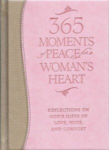 365 Moments of Peace for a Woman's Heart devotional book review - amerrymom.com