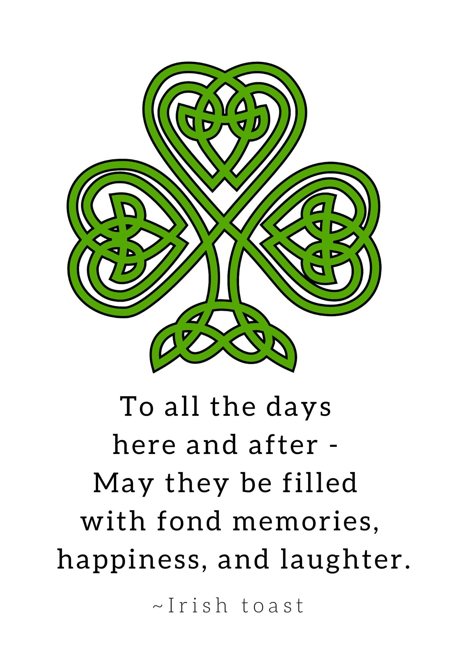 Irish toast - St. Patrick's Day - AMerryMom.com