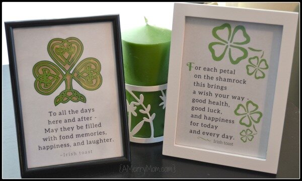 St. Patrick's Day tosts framed - AMerryMom.com