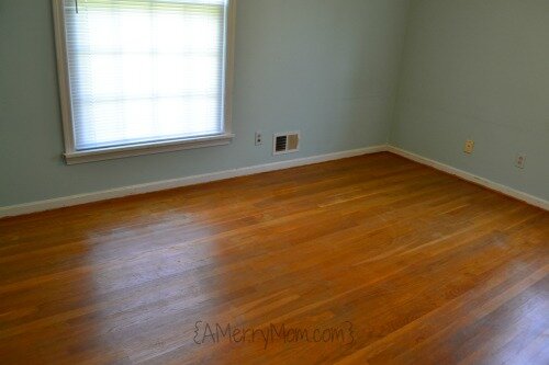 Hardwood floor after carpet